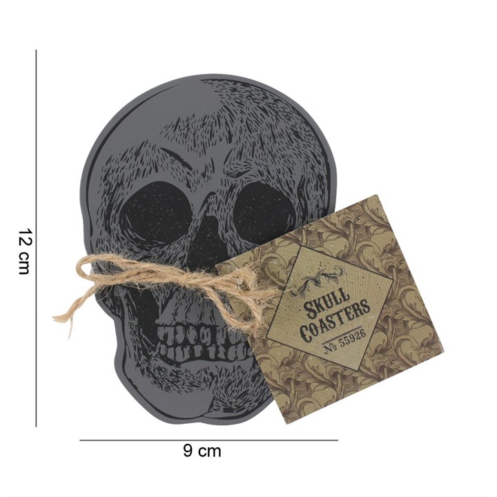 Set Of 4 Skull Coasters 5 S03720137 15