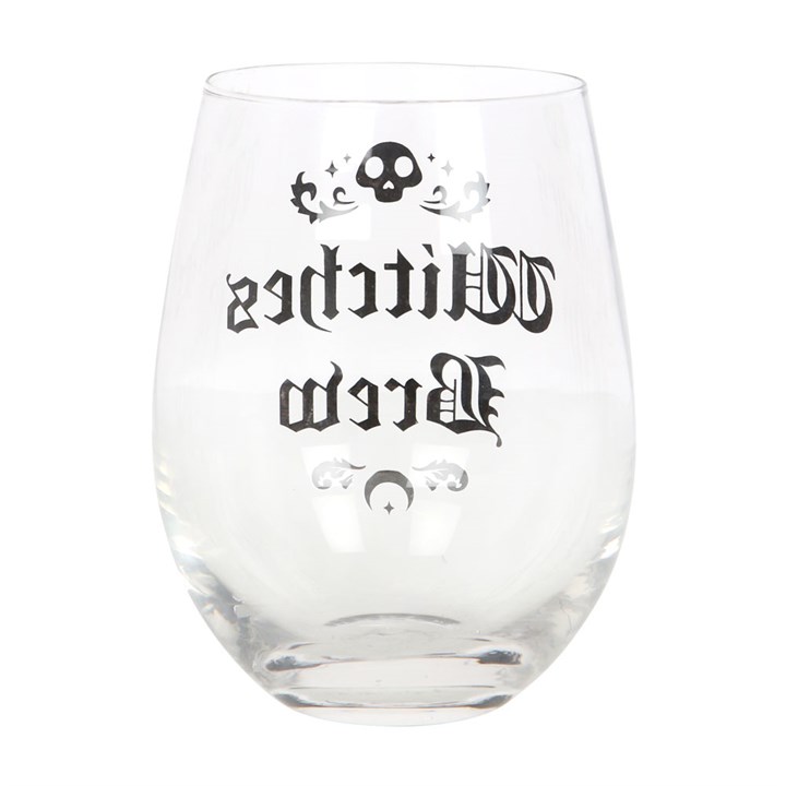 Witches Brew Stemless Wine Glass 2 S03721082 12