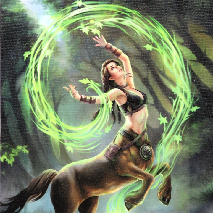 19x25cm Earth Element Sorceress Canvas Plaque by Anne Stokes 2 S03721374 12 2