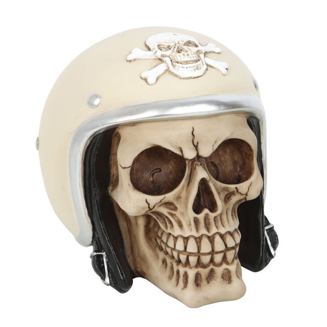 Skull Ornament with Helmet 1 Skull Ornament with Helmet