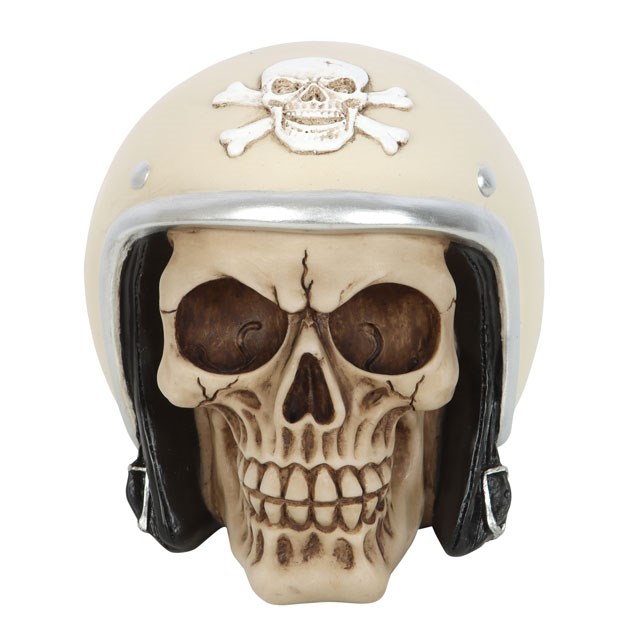Skull Ornament with Helmet 2 S03721530 12