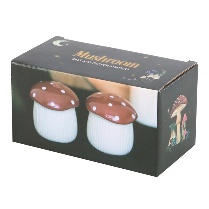Mushroom Salt and Pepper Shakers 4 S03723441 14 1