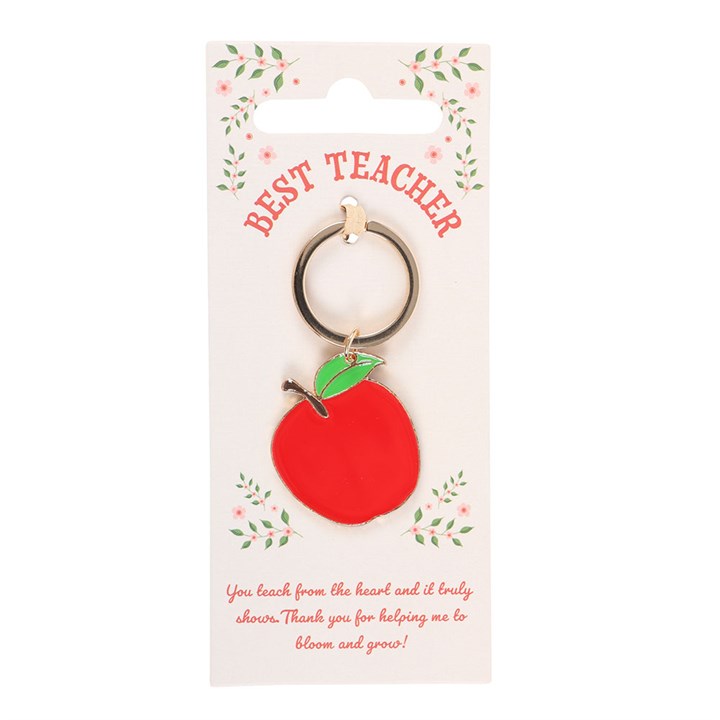 Best Teacher Apple Keyring 2 AP 952251