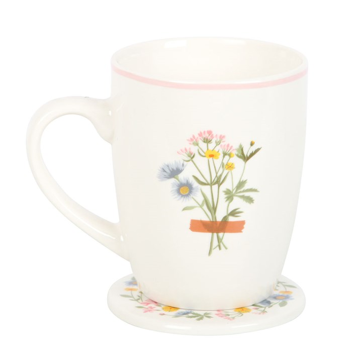 If Mums Were Flowers Floral Mug & Coaster Set 3 BL 263252
