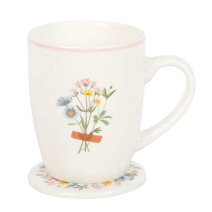 If Mums Were Flowers Floral Mug & Coaster Set 4 BL 263253