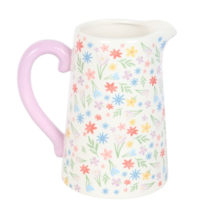 Spring Floral Print Ceramic Flower Jug 2 BU 425251