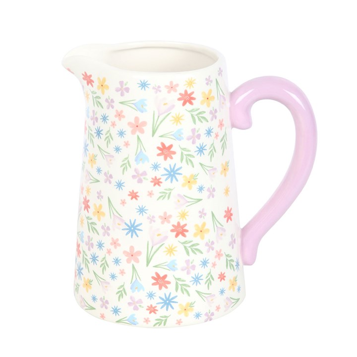 Spring Floral Print Ceramic Flower Jug 4 BU 425253