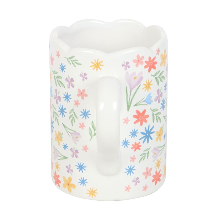 Spring Floral Print Scalloped Mug 3 BU 426252