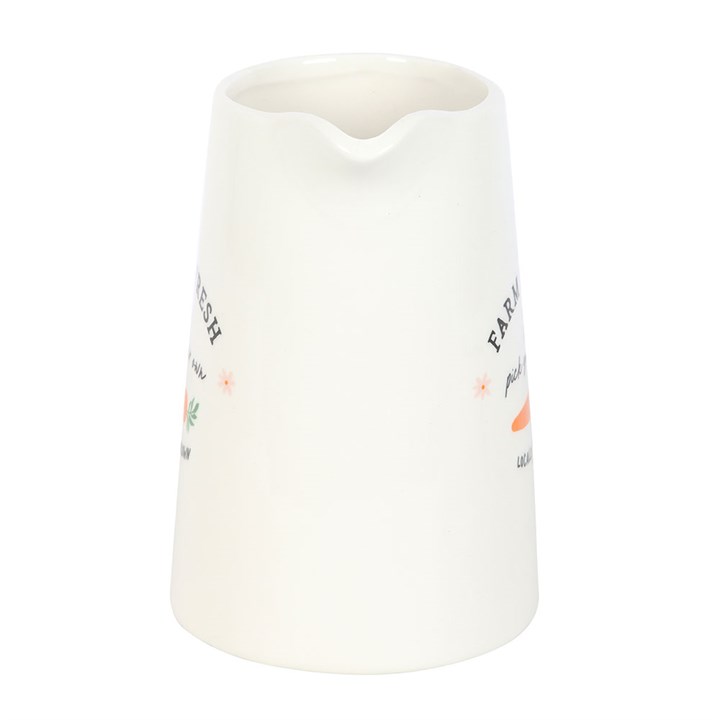 Farm Fresh Carrot Patch Ceramic Flower Jug 5 CT 368254