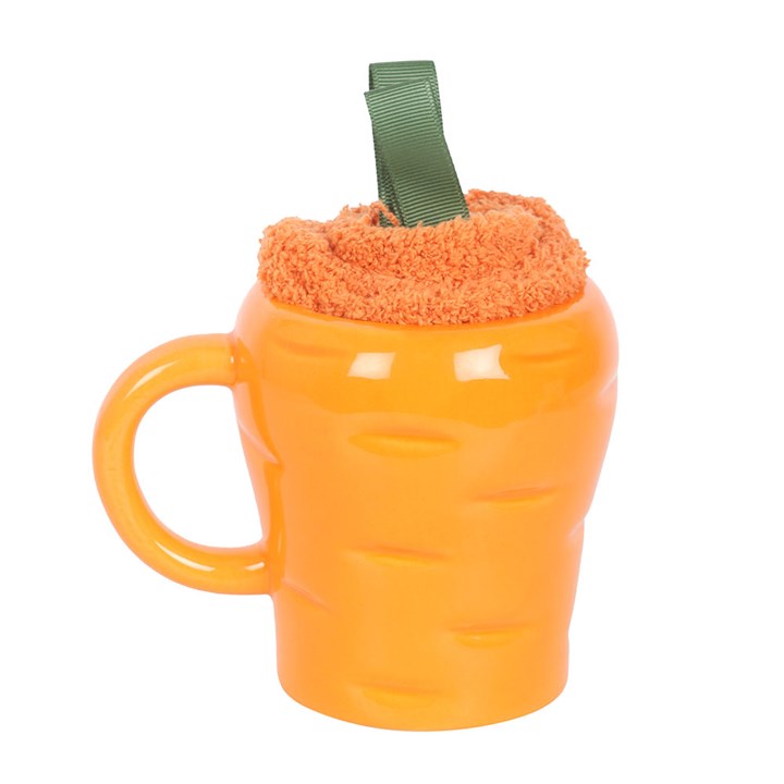 Carrot Shaped Mug and Socks Set 3 CT 373252