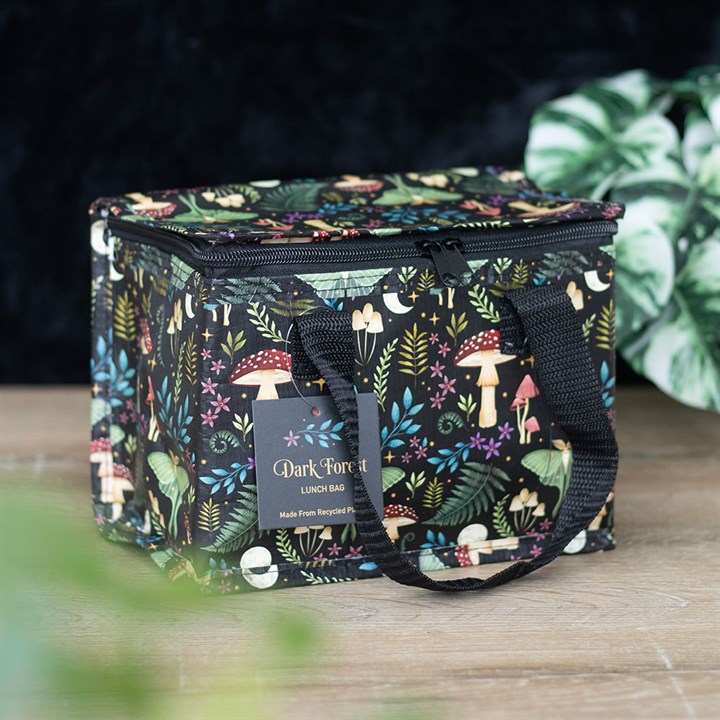 Dark Forest Print Lunch Bag 1 Dark Forest Print Lunch Bag