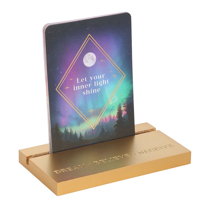 Ethereal Affirmation Cards with Wooden Stand 2 ER 461251