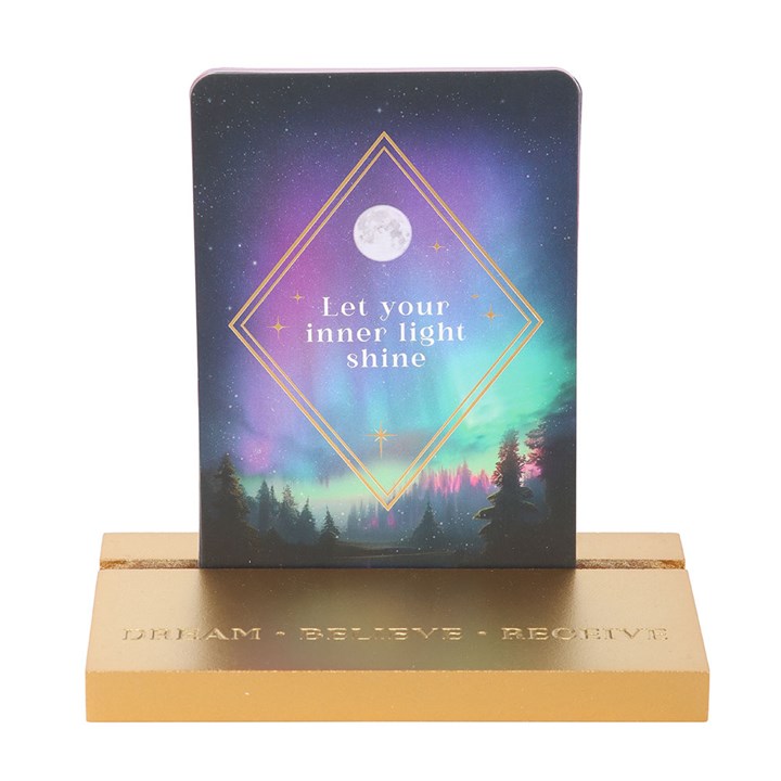 Ethereal Affirmation Cards with Wooden Stand 3 ER 461252