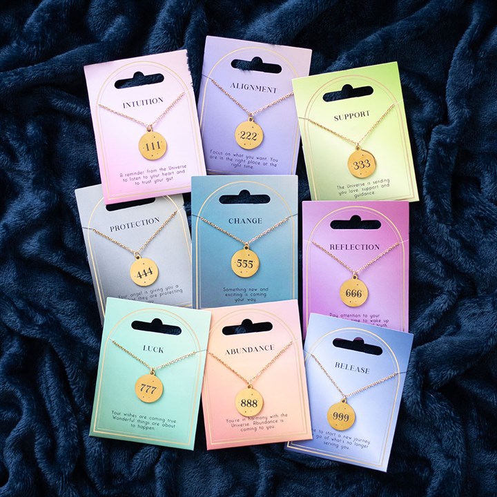 333 Angel Number Support Necklace 5 ER 487254