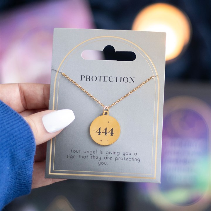 444 Angel Number Protection Necklace 1 444 Angel Number Protection Necklace