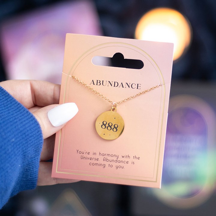 888 Angel Number Abundance Necklace 1 888 Angel Number Abundance Necklace
