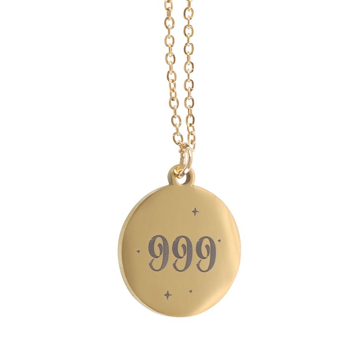 999 Angel Number Release Necklace 4 ER 493253