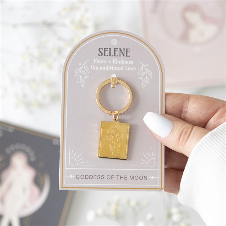 Selene Goddess Talisman Keyring 1 Selene Goddess Talisman Keyring