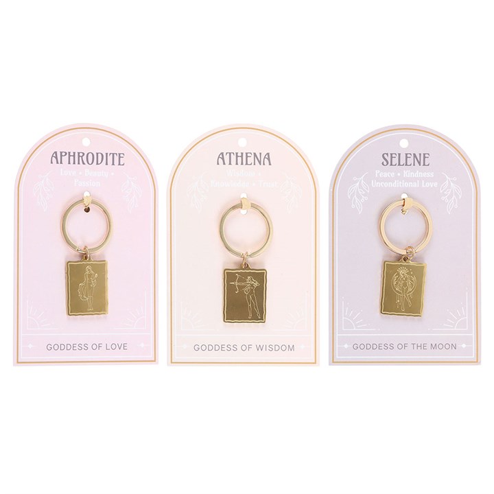 Set of 6 Goddess Energy Keyrings 2 GD 929251