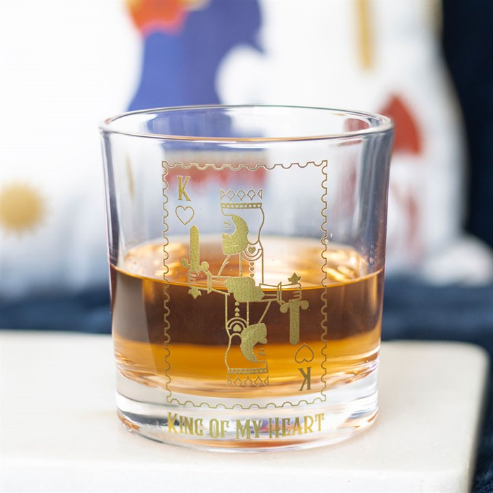 King of My Heart Drinking Glass 1 King of My Heart Drinking Glass