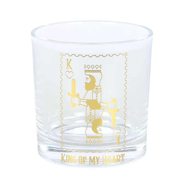 King of My Heart Drinking Glass 2 KD 817251