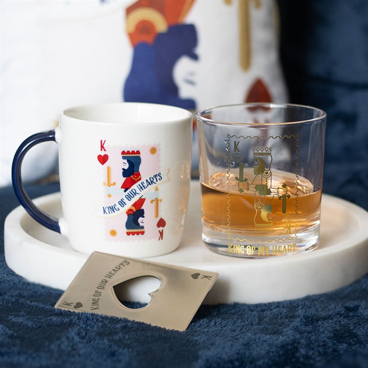 King of My Heart Drinking Glass 5 KD 817254