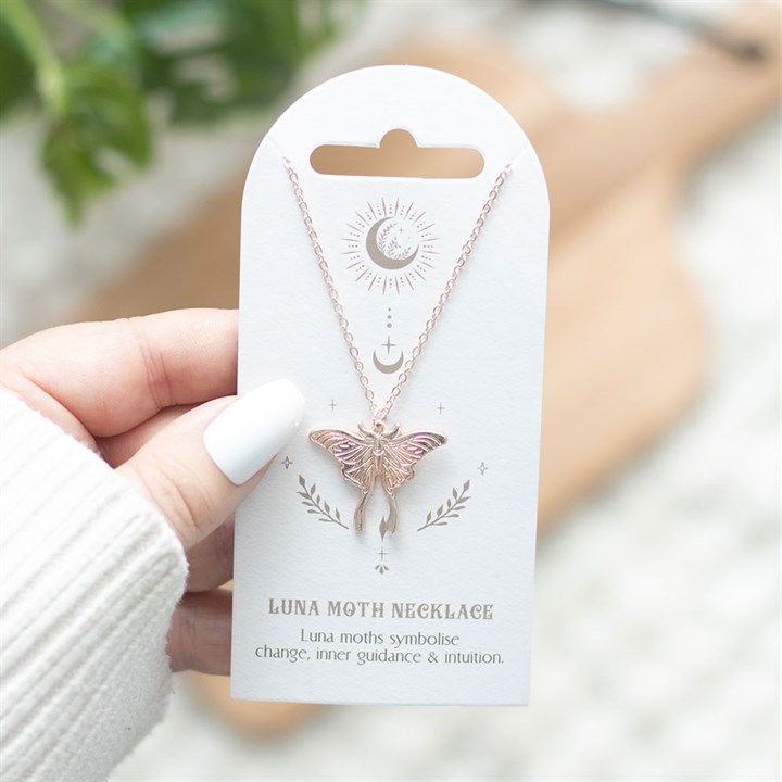 Luna Moth Pendant Necklace 1 Luna Moth Pendant Necklace