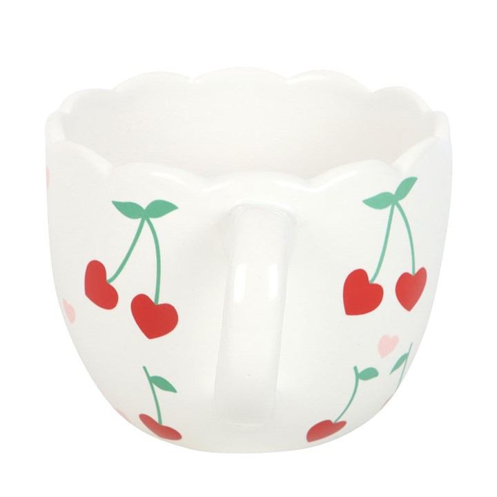 Scalloped Cherry Print Mug 3 LS 319252