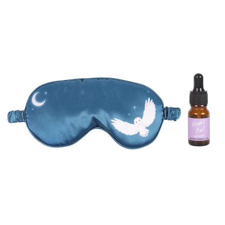Night Owl Sleep Mask and Essential Oil Gift Set 3 MF 091252