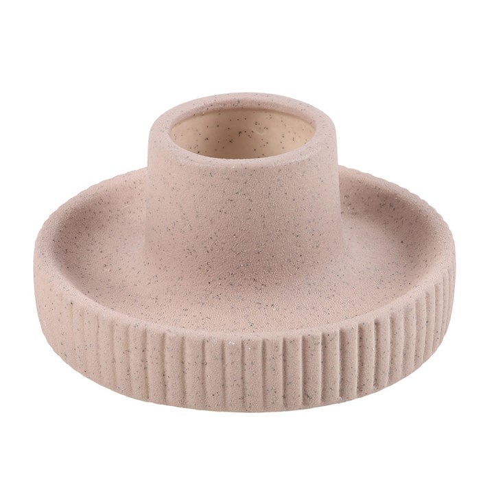 Greige Ribbed Smudge Bowl 4 PS 019253