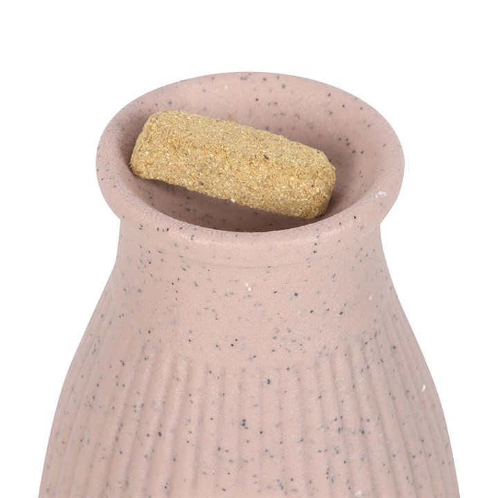 Greige Ribbed Palo Santo Brick Burner 2 PS 025251