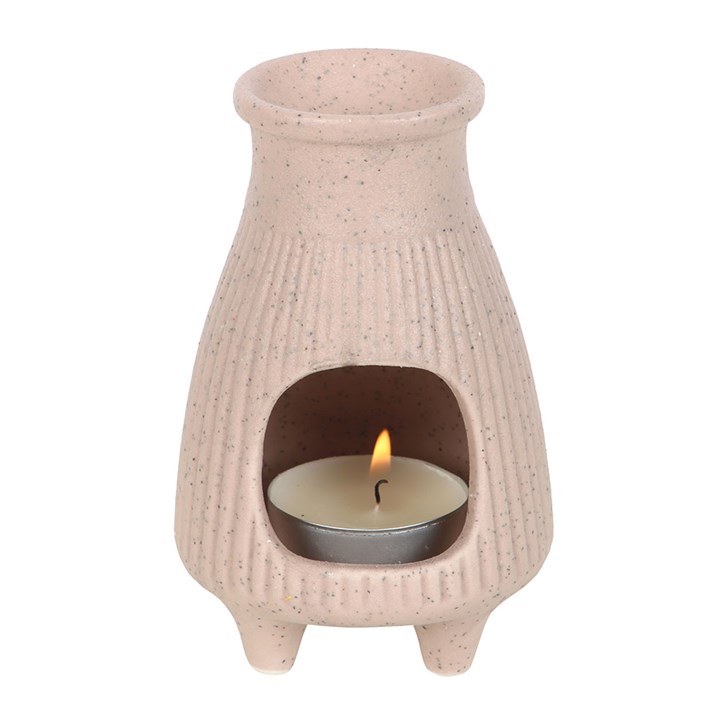 Greige Ribbed Palo Santo Brick Burner 4 PS 025253