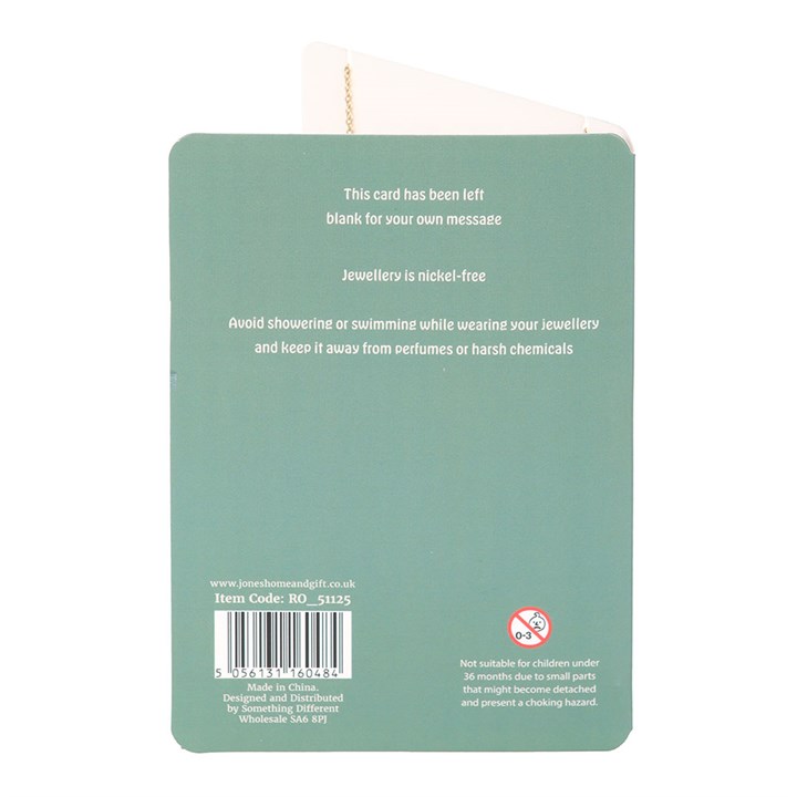 Cactus Necklace on Greeting Card 3 RO 511252