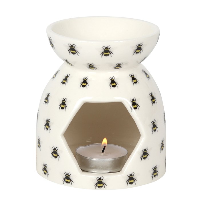 All Over Bee Print Oil Burner 1 All Over Bee Print Oil Burner