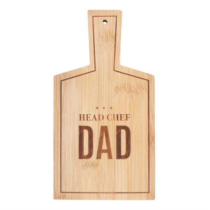 Head Chef Dad Bamboo Serving Board 1 Head Chef Dad Bamboo Serving Board