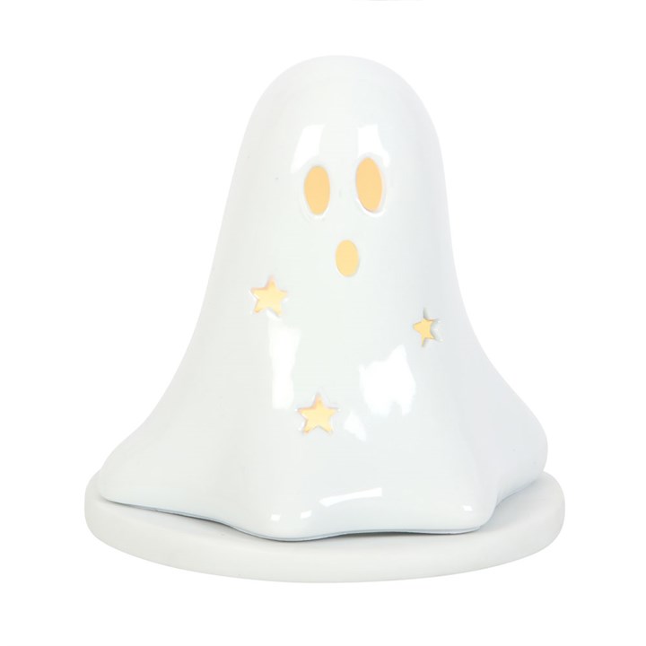 Ceramic Ghost Tealight and Incense Cone Holder 4 S03720662 14