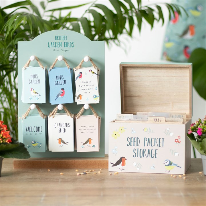 British Garden Birds Seed Packet Storage Box 6 S03720764 16