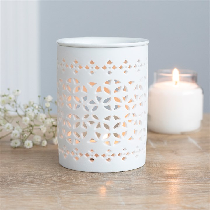 White Matte Cut Out Oil Burner 4 S03721332 14