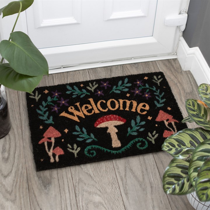 Black Mushroom Welcome Doormat 4 S03721579 14