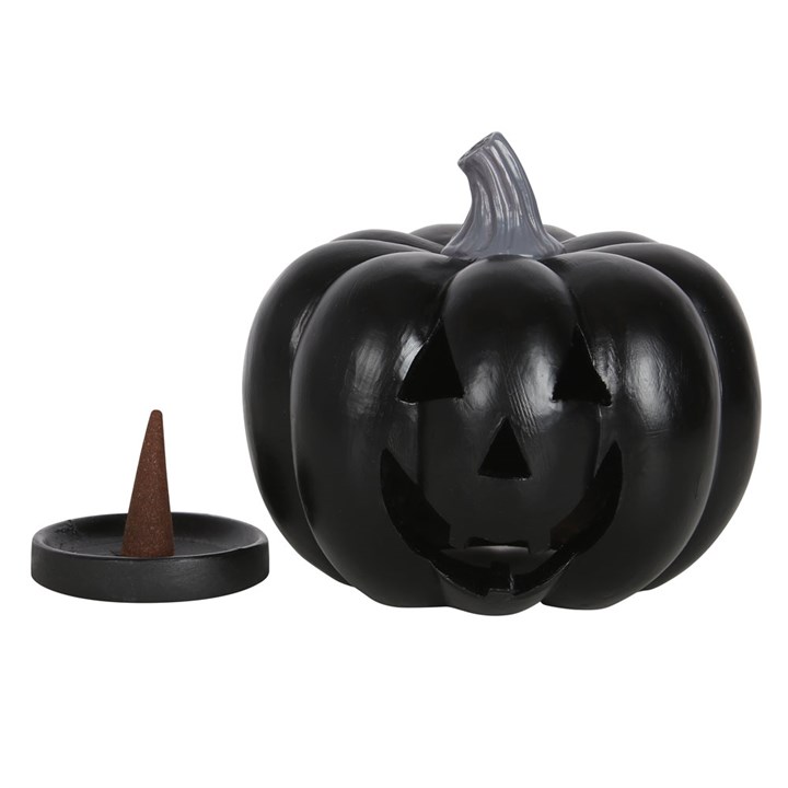 Black Pumpkin Incense Cone Holder 2 S03721941 12