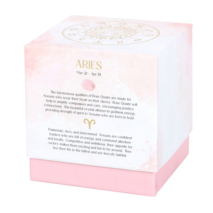 Aries Cedarwood Gemstone Zodiac Candle 4 S03722587 14