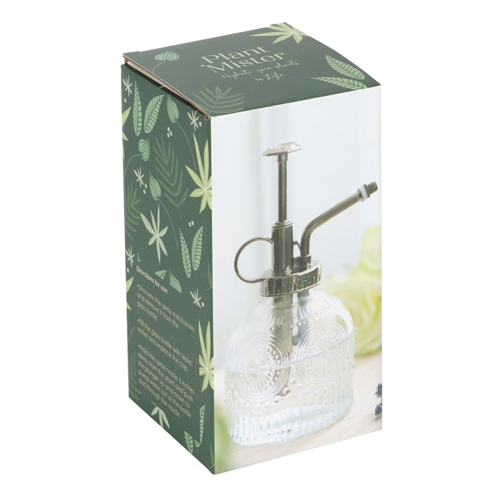 Small Patterned Glass Plant Mister 5 S03723020 15