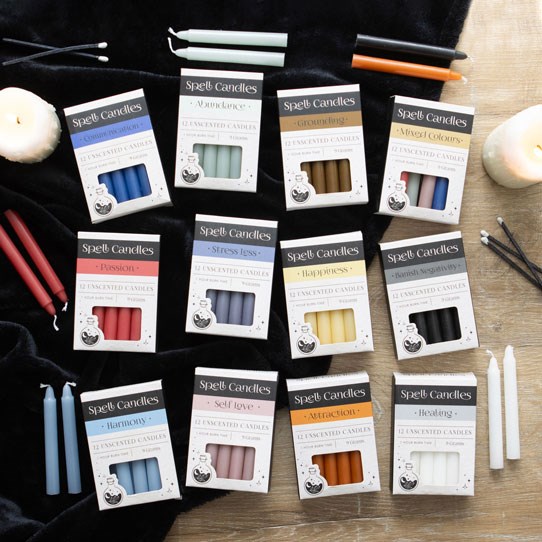 Set of 72 Mixed Herbal Magick Spell Candles 2 S03723256 12