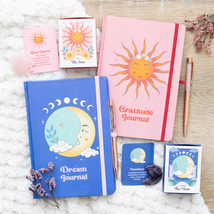 The Sun Gratitude Journal with Rose Quartz Pen 6 S03723274 16