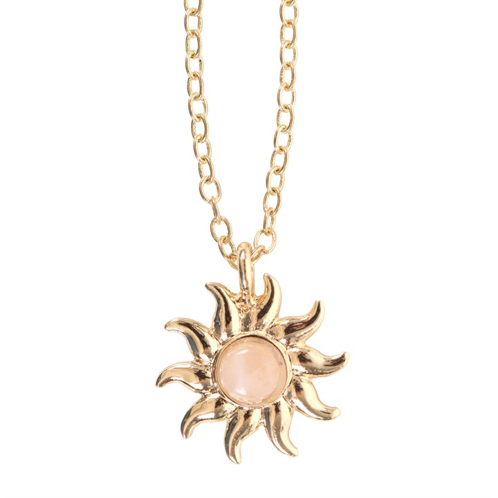 The Sun Celestial Rose Quartz Necklace Card 3 S03723290 13