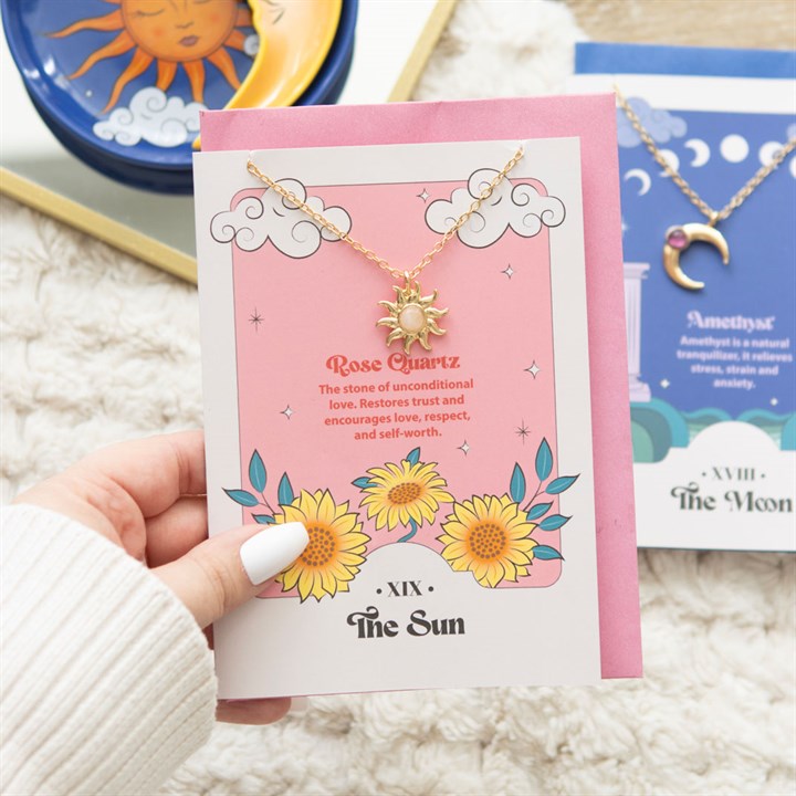 The Sun Celestial Rose Quartz Necklace Card 5 S03723290 15