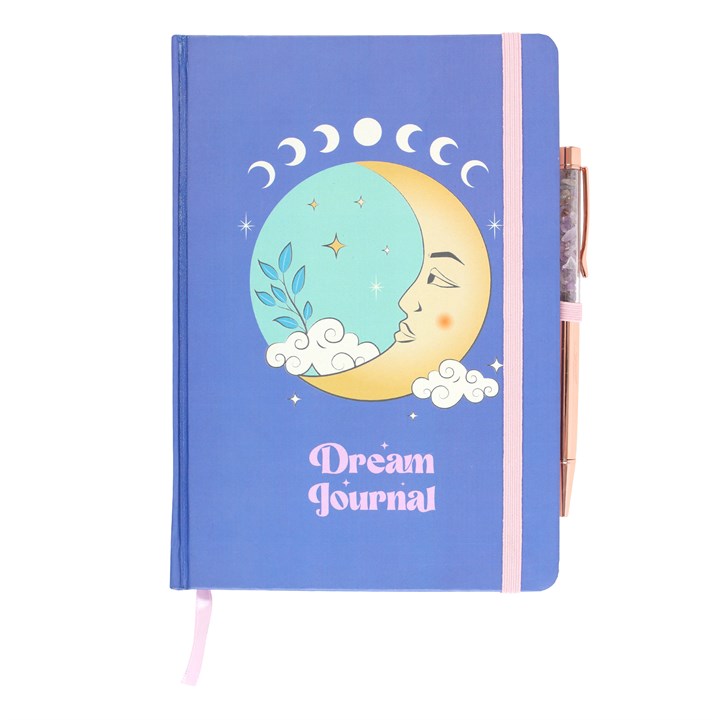 The Moon Dream Journal with Amethyst Pen 1 The Moon Dream Journal with Amethyst Pen