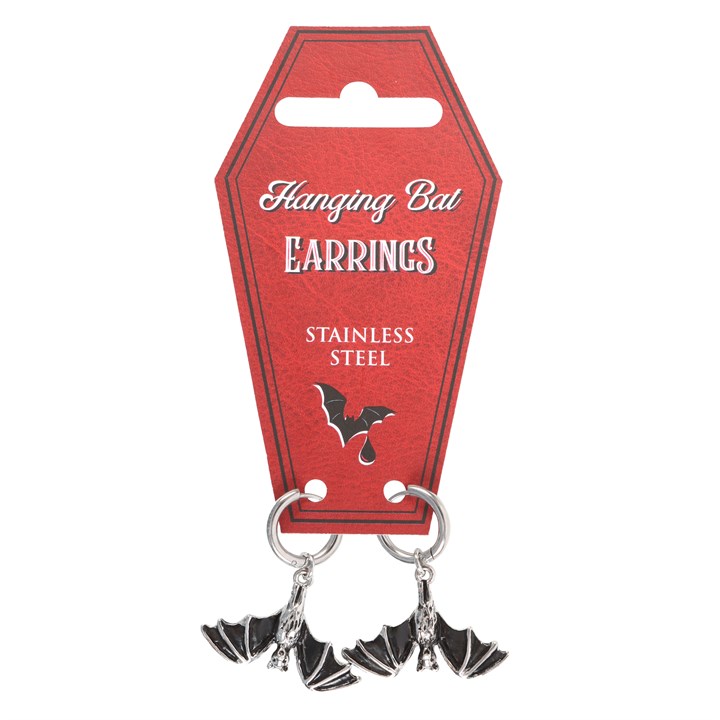 Hanging Bat Earrings 1 Hanging Bat Earrings