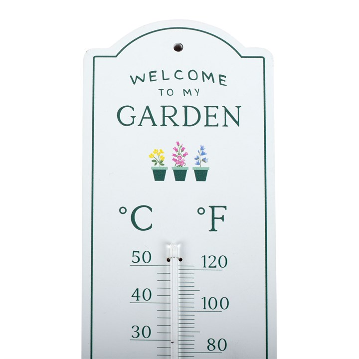 Welcome to My Garden Wall Thermometer 2 S03723352 12