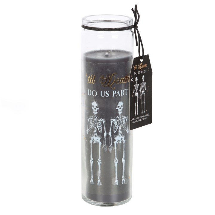 Til Death Do Us Part Amber Noir Tube Candle 1 Til Death Do Us Part Amber Noir Tube Candle